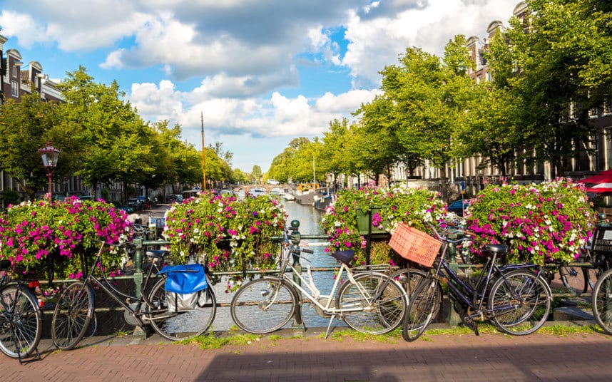 Bicycles Helping to Power Amsterdam