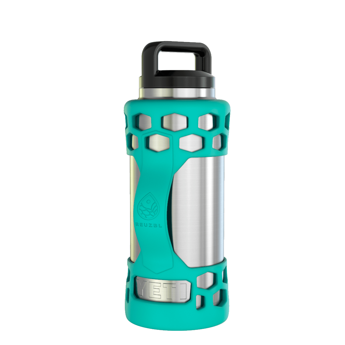 REUZBL Bottle Bumper Silicone Sleeve Protector with Handle for