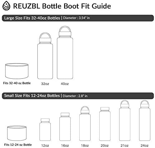 Reuzbl Bottle Bumber Boot For Hydro Flask 21oz Bottle