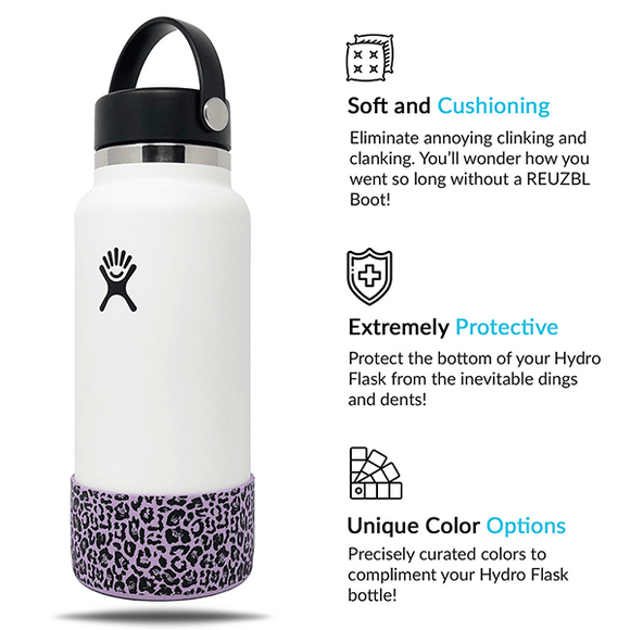 REUZBL Ergo Sleeve, Thick Silicone Protective Cover for Hydro Flask 32 oz  Bottles (Jade, 32 oz)